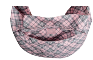 Scotty Plaid Cuddle Dog Carrier in PInk